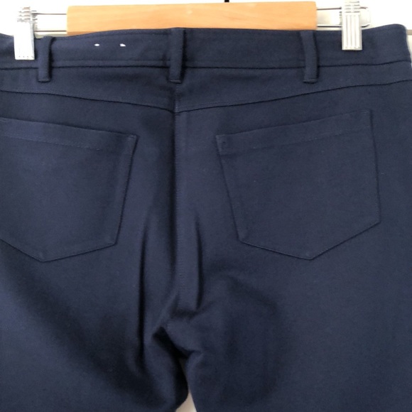 J. McLaughlin Navy Legging Style Front Zip Pants Size 10 - Picture 4 of 5